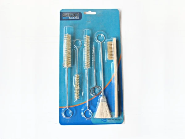 Zestaw do czyszczenia pistoletu lakierniczego szczotki wyciory TopClin 6