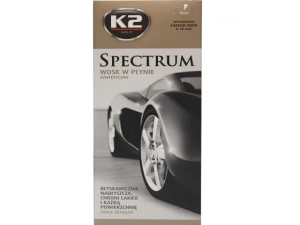 Wosk do długotrwałego nabłyszczania lakieru K2 Spectrum z mikrofibrą