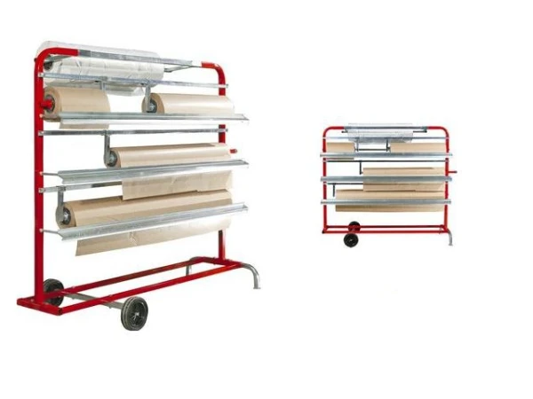 Stojak wózek do folii papieru maskującego KNS RED SP