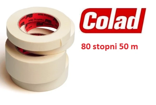 Taśma maskująca COLAD premium 50mm x 50m 80c 24op