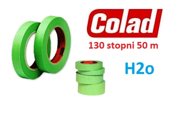 Taśma maskująca COLAD Aqua 38mm x 50m 130c 24op