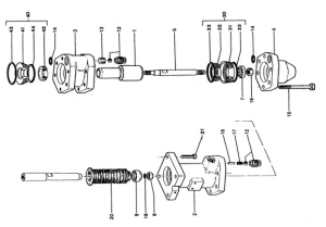 Mieszek teflonowy hydraulika pomp 17A 34A 10-105 Kremlin 144.890.208 poz 20 ZAMIENNIK