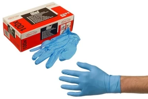 Rękawiczki lakiernicze nitrylowe COLAD jednorazowe L 100 szt niebieskie