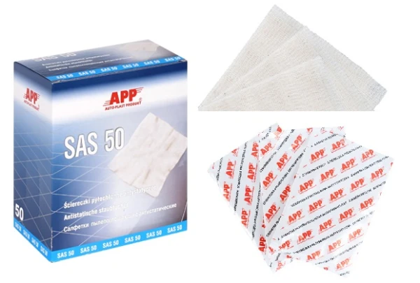 Ściereczka antystatyczna pyłochłonna APP SAS 90x45 cm bez smug 1 szt