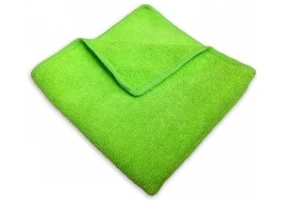 Mikrofibra 30x30cm 320gms mikrowłókno 80/20 do czyszczenia polerowania Zielona