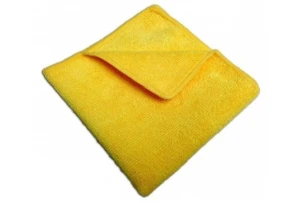Mikrofibra 40x40cm 320gms mikrowłókno 80/20 do czyszczenia polerowania Żółta