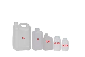 Pojemnik Butelka plastikowa do bejc farb lakierów 0.5L