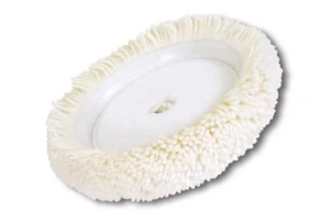 Futro polerskie wełna 2 cm na rzep fi 180 mm wysoki rant BC