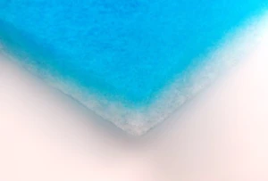 Mata filtracyjna G3 190g wstępna do ścian kabin lakierniczych maszyn rolka 2x20 190g/m2 biało-niebieska