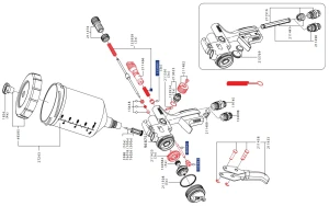 Zestaw naprawczy pistolet SATA X5000 211532