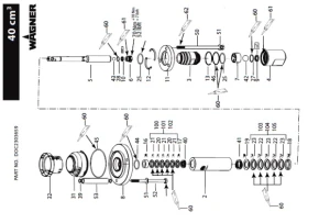 Uszczelka filtra HP O-RING Pompa wagner Puma Leopard 9955863