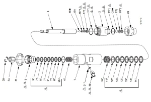 Zestaw naprawczy GRACO pompa Merkur X48 16U925