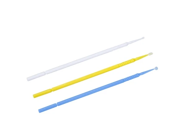 Mikro pędzelki wyprawkowe patyczki retusz zaprawki COLAD 1,5mm żółte 100szt zaprawkowe