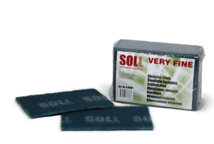 Włóknina zielona VERY FINE do szlifowania i matowienia 153mm x 219 1szt SOLL