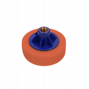 Tarcza gąbka polerska BC gwint M14 pomarańczowa 80mm