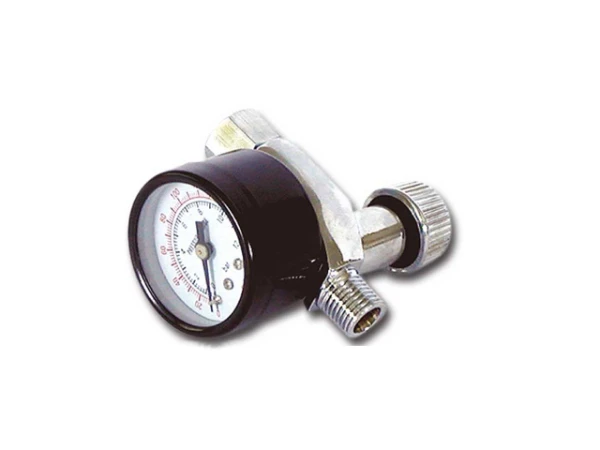 Regulator reduktor z manometrem do pistoletów lakierniczych 1/4 MR2