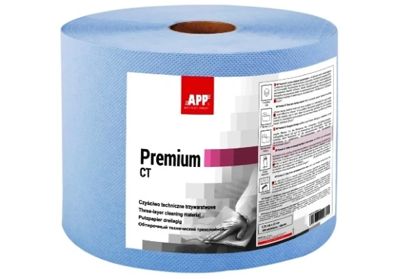 Czyściwo papierowe techniczne trzywarstwowe niebieskie niepylące 180mb 500 listków ręcznik papierowy