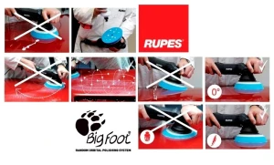 Pasta Polerska Rupes BigFoot 250ml żółta DA 9.FINE RUPES DA High Performance Fine słabo ścierna