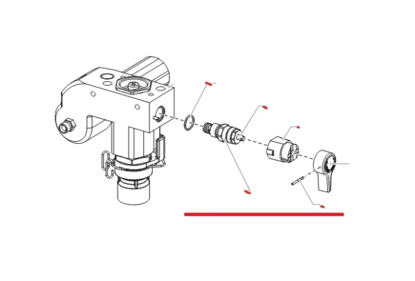 Zawór boczny przelew TITAN IMPACT WAGNER  hydraulika 507254