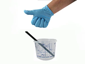 Rękawiczki lakiernicze nitrylowe jednorazowe 100szt L 9 APP