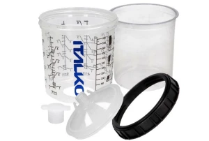 Kubki PPS 1.0 ITALKO do pistoletu lakierniczego miękkie 50szt 190m 1 kubek twardy