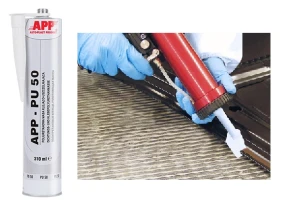 Masa poliuretanowa klejąco uszczelniająca APP PU 50 311ml Biały kartusz otwarty