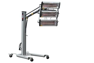 Promiennik podczerwieni NTools FDS 3300 3,3kW trzy lampy na wysięgniku.