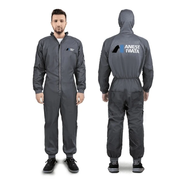 Kombinezon lakierniczy wielorazowy IWATA antystatyczny z kieszeniami rozmiar XXXL