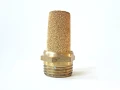 Tłumik sprężonego powietrza 1/2'' z mosiądzu spiekanego