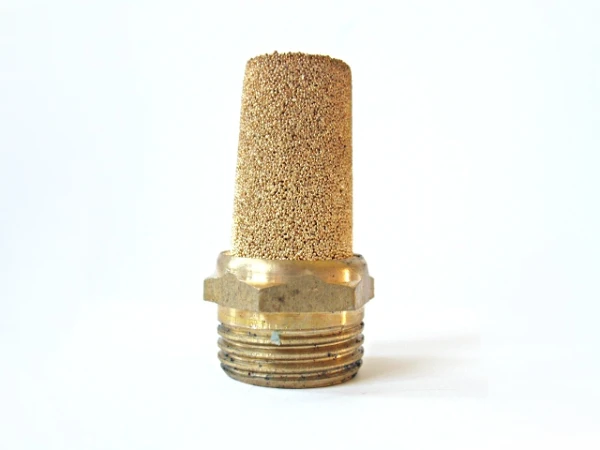 Tłumik sprężonego powietrza 1/2'' z mosiądzu spiekanego