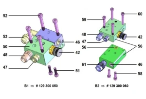Uszczelka KREMLIN pistolet A35 129.251.991 poz 26 rys zamiennik
