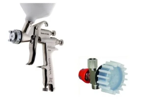 Pistolet lakierniczy WALCOM SLIM HALO 1,7mm z manometrem