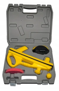 Ściernica ręczna hebel  BC 70x400 2x sztywna i elastyczna 6 elementów klocki walizka