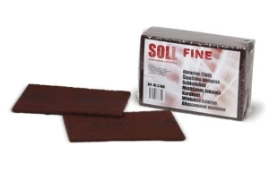 Włóknina czerwona FINE do szlifowania i matowienia 153mm x 219 1szt SOLL