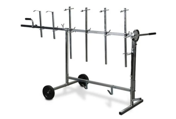 Stojak lakierniczy obrotowy z obrotnicą 6 ramion SOLL