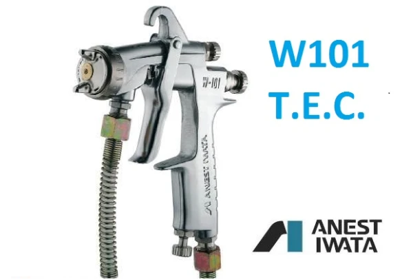 Pistolet lakierniczy Iwata W101 1.5 E2P pod pompę zbiornik ciśnieniowy