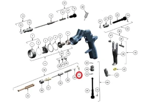 Pierścień separator DeVilbiss ADVANCE SP-626-K5  1szt p9