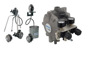 Pompa lakiernicza membranowa BINKS DX200 na wózku 3R zbiornik 6L filtr HP