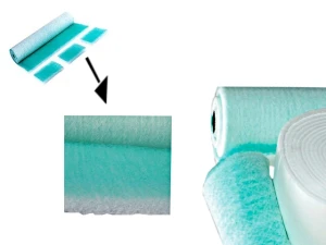 Mata filtracyjna do ścian kabin lakierniczych 1.5x20m G3/EU3 Paint Stop green filtr podłogowy