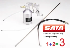 Pistolet do konserwacji i baranka SATA HRS z zbiornikiem 1L 3 sondy aplikacyjne 9795 UBS