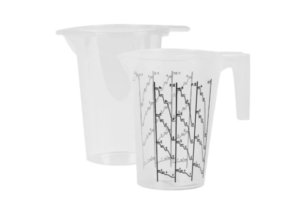 Kubek lakierniczy dzbanek wielorazowy DE 1200ml z podziałką do mieszania rozlewania dozowania