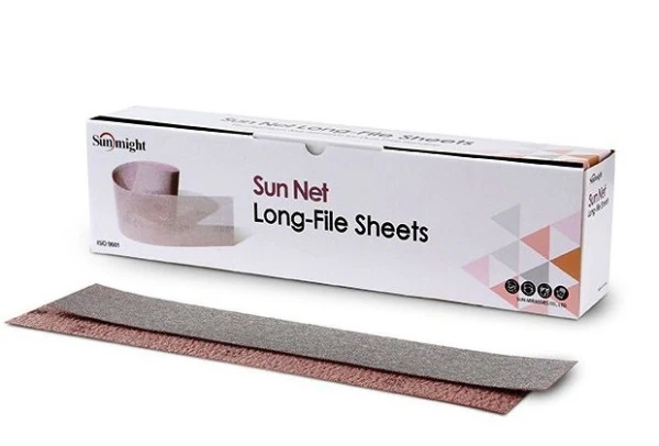 Papier ścierny SUNMIGHT SUN NET 70x400mm P180 50szt siatka na rzep nie zapycha się SU83010 jak abranet