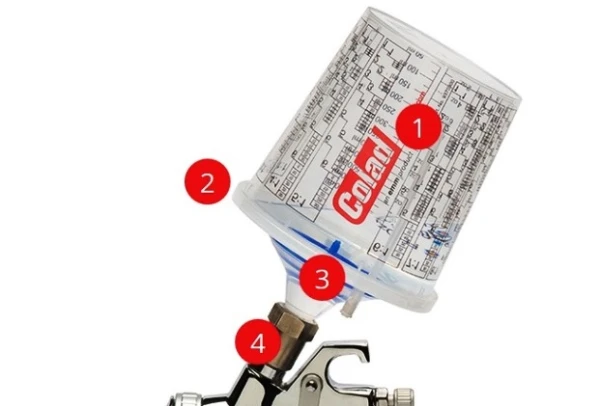 Zatyczki Kubek lakierniczy Colad SNAP LID 10 szt