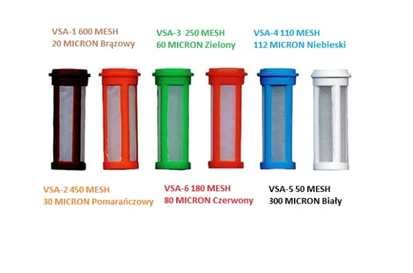 Filtr liniowy Devilbiss wkład filtra VSA-58-60 Devilbiss 60 mikronów zielony