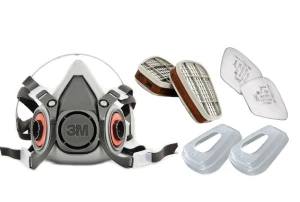 Maska lakiernicza 3M 0692 rozmiar M filtry A1 6051A1 kompletna z pokrywką 3M501
