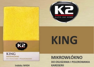 Ręcznik mikrofibra 60x40cm do osuszania i polerowania K2 KING