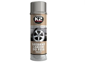 Spray srebrny lakier renowacjia zabezpieczenie felg samochodowych K2 0.5L