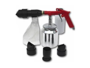 Pistolet do piaskowania 4 dysze + piasek SICO