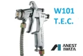 Pistolet lakierniczy Iwata W101 WIDER 1.0mm E2P pod pompę zbiornik ciśnieniowy