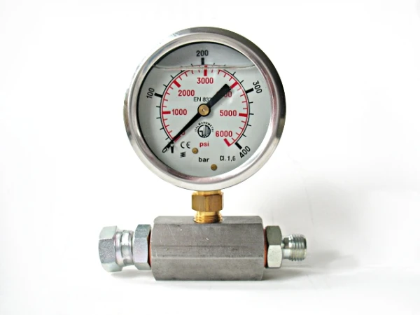 Manometr MF 1/4 LINIOWY 400 BAR do agregatu GRACO AIRLESSCO WAGNER TITAN